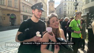 Studenti v Praze 1 odstartovali svůj měsíc oslav