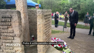 Praha 4 uctila památku obránců vlasti