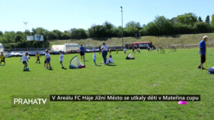 V Areálu FC Háje Jižní Město se utkaly děti v Mateřina cupu
