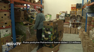 Praha poskytne Potravinové bance dotaci 2,5 milionu