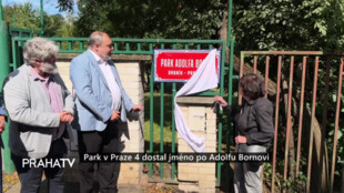 Park v Praze 4 dostal jméno po Adolfu Bornovi
