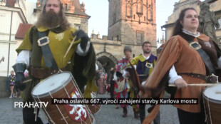 Praha oslavila 667. výročí zahájení stavby Karlova mostu