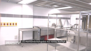 ZŠ Hornoměcholupská má novou kuchyň