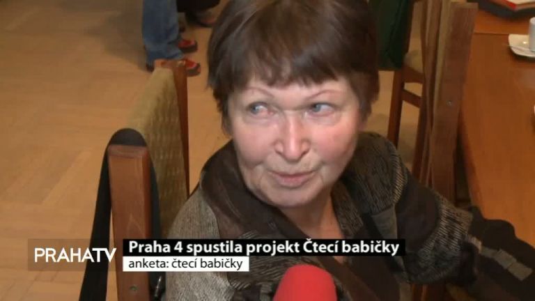 Praha 4 spustila projekt Čtecí babičky