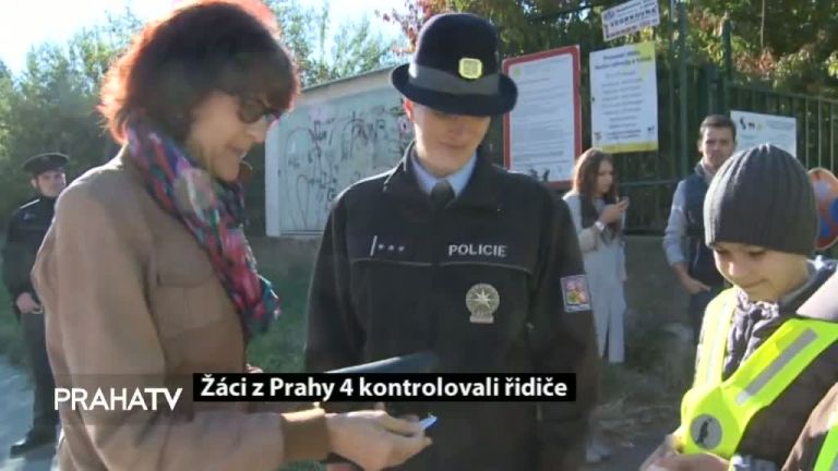 Žáci z Prahy 4 kontrolovali řidiče