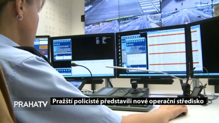 Pražští policisté představili nové operační středisko