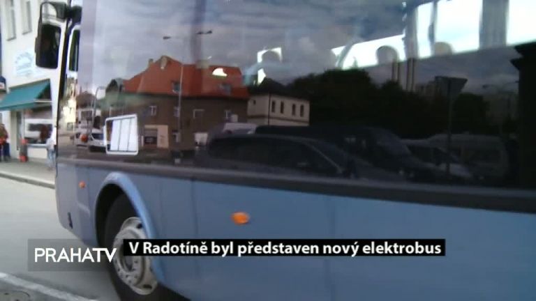 V Radotíně byl představen nový elektrobus