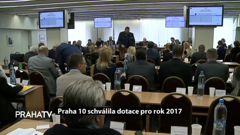 Praha 10 schválila dotace pro rok 2017 