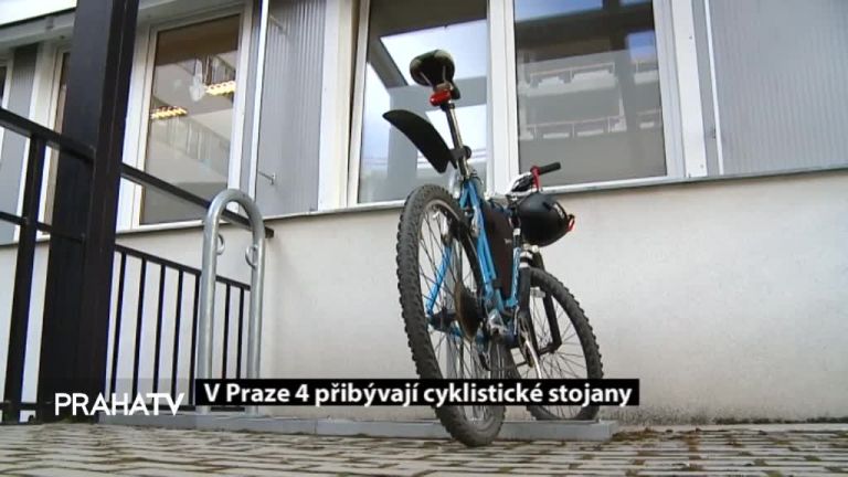 V Praze 4 přibývají cyklistické stojany