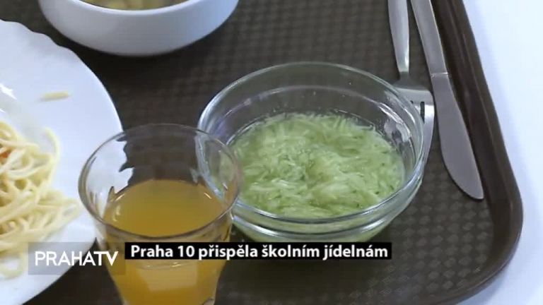 Praha 10 přispěla školním jídelnám