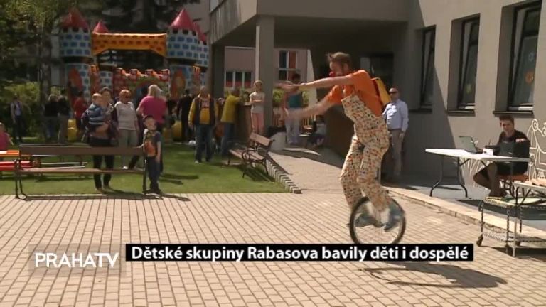 Dětské skupiny Rabasova bavily děti i dospělé