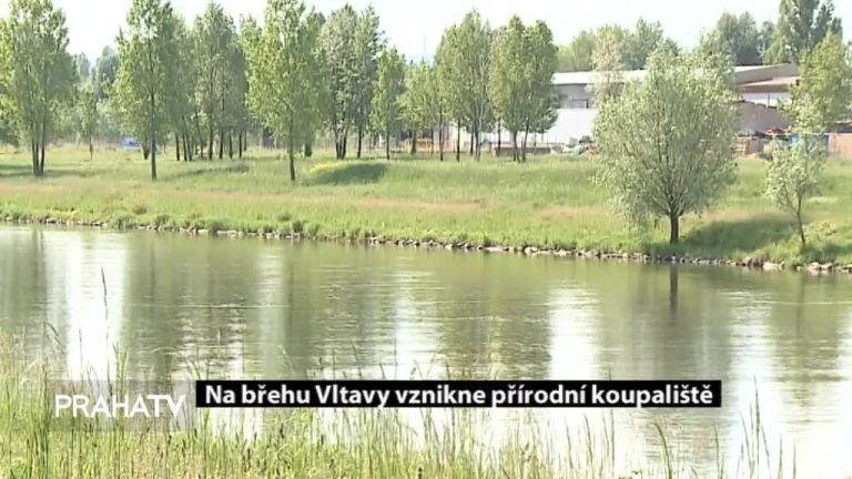 Na břehu Vltavy vznikne přírodní koupaliště