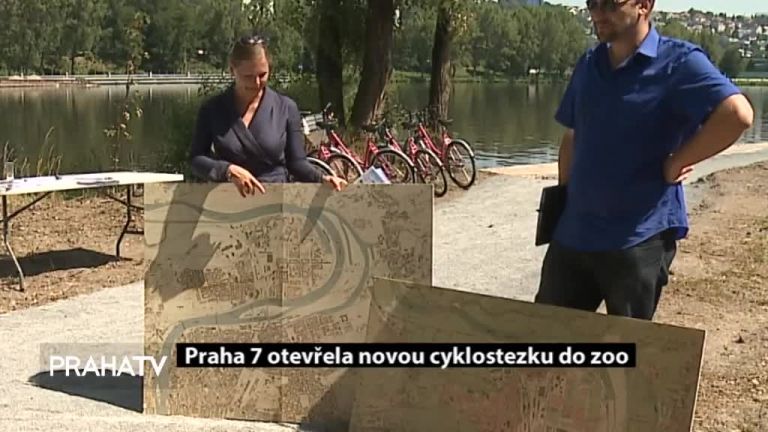 Praha 7 otevřela novou cyklostezku do Zoo