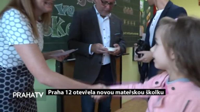 Praha 12 otevřela novou mateřskou školku