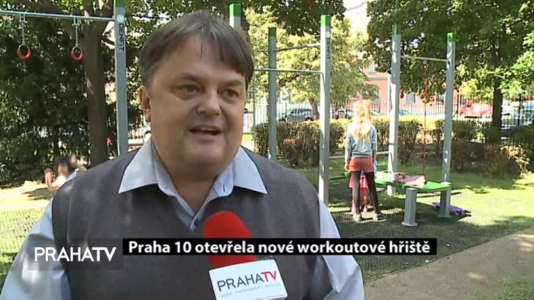 Praha 10 otevřela nové workoutové hřiště