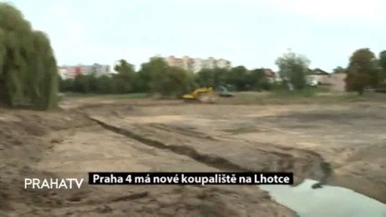 Biotopové koupaliště se staví v Praze 4