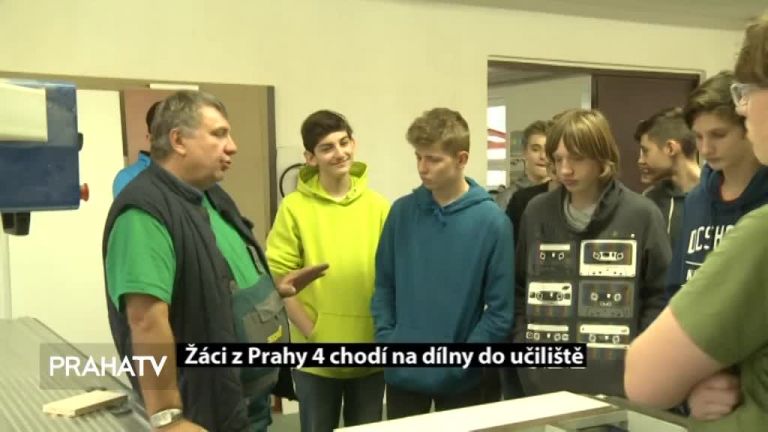 Žáci z Prahy 4 chodí na dílny do učiliště