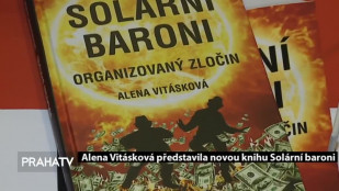 Alena Vitásková představila novou knihu Solární baroni